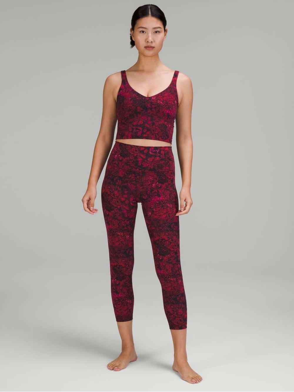 Lululemon Align High Rise Crop 23" New Year Lunar Phase Multi Size 4